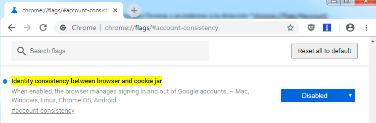 desactivar inicio sesión automatico en google chrome