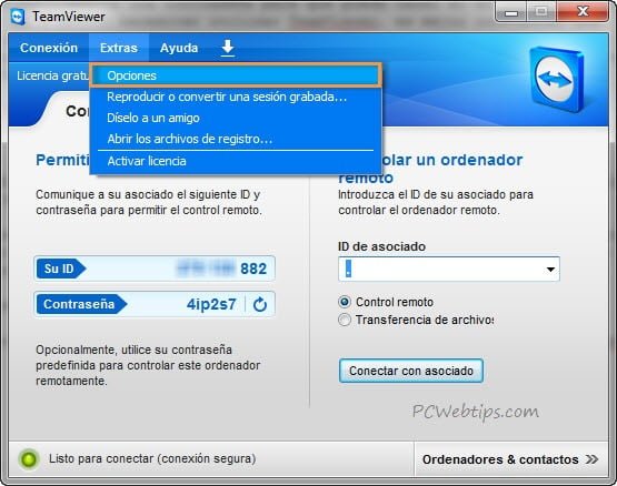 Teamviewer iniciar